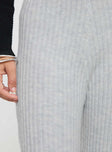 Templa Knit Pants Grey Marle