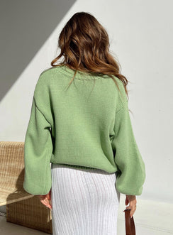 product Harmony Knit Sweater Sage Princess Polly  