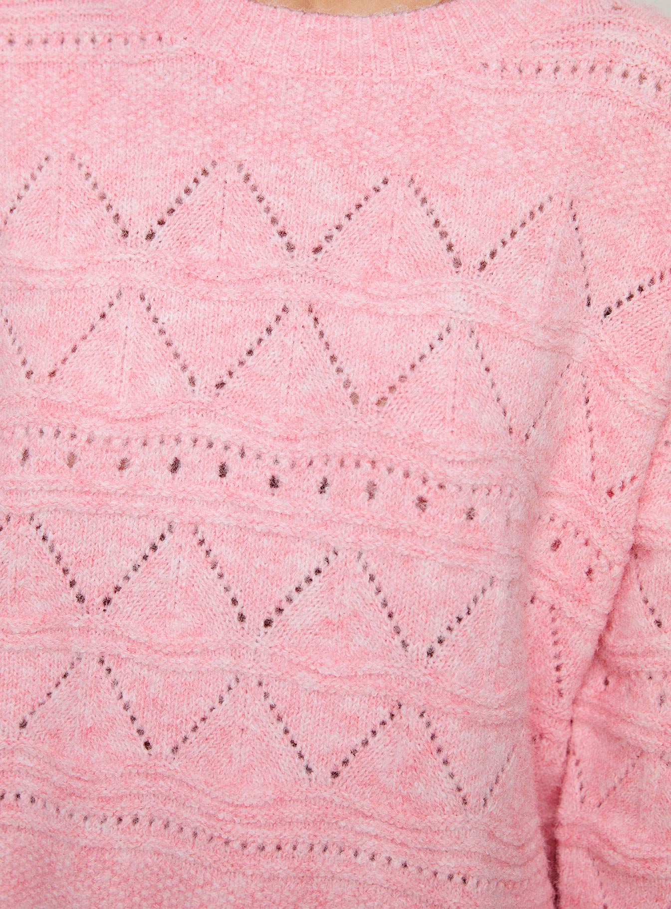 product Princess Polly Pierce Pointelle Sweater Blush 