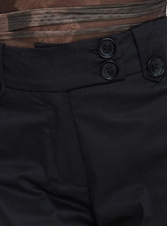 product Princess Polly Aislyn Flare Pant Black High Waisted Pants 