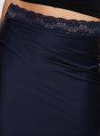 The Charmaine Maxi Skirt Navy