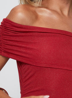 product Princess Polly Field Of Dreams Maxi Dress Crimson Straight Neck 