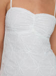 Harpin Mini Dress White