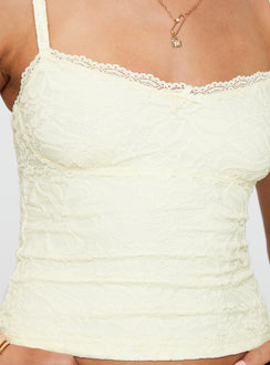 product Princess Polly Beacall Top Cream Sleeveless Scoop Neck 