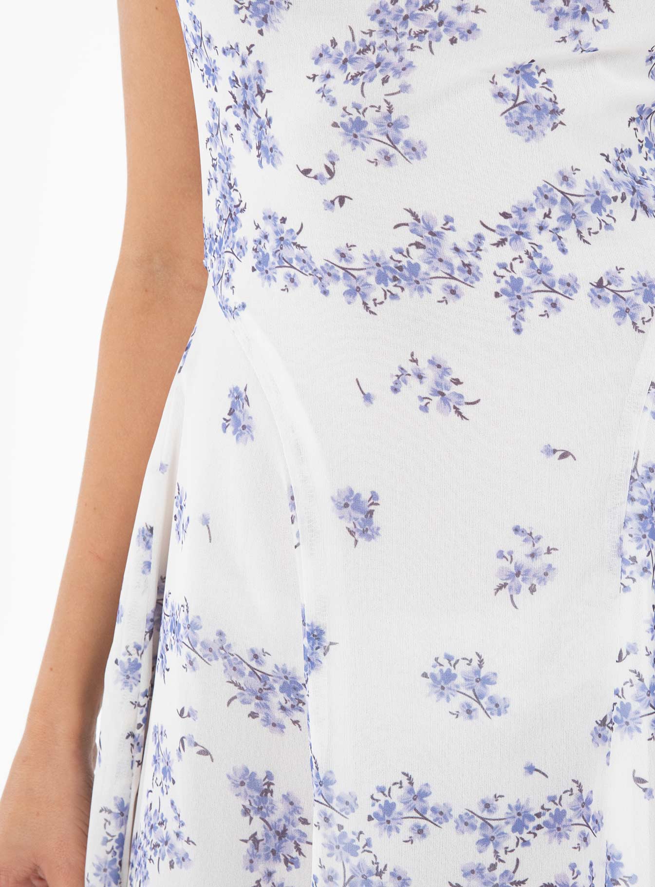 product Princess Polly Square Neck  Dream Away Mini Dress Blue Multi