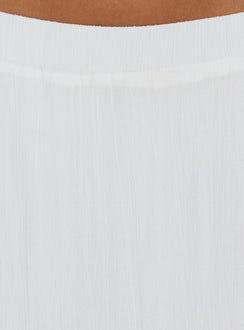 Miriah Maxi Skirt White Petite