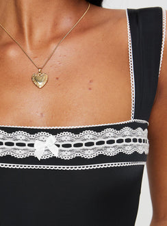 product Princess Polly Keating Bodysuit Black Sleeveless 