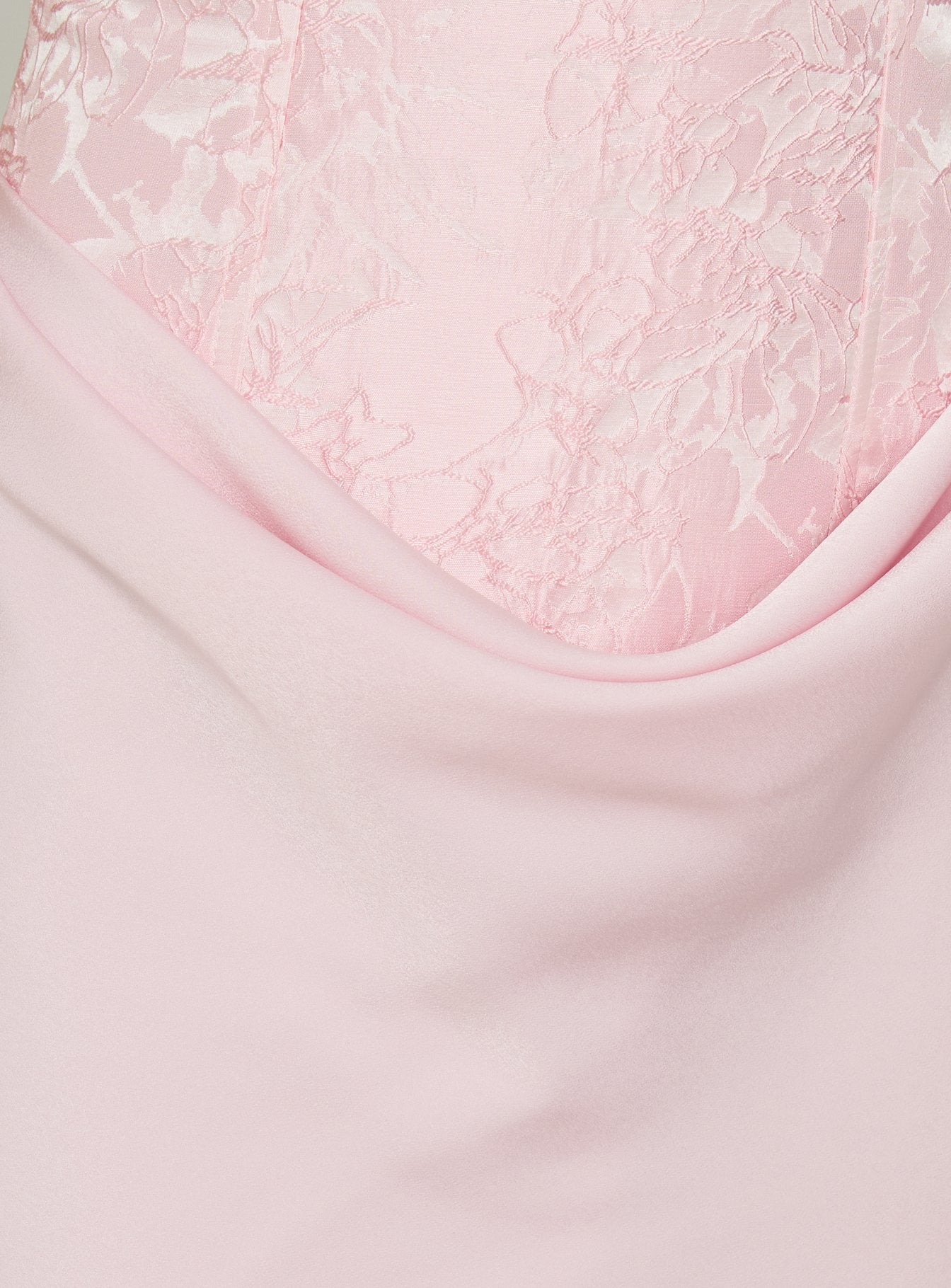 Jenevieve Strapless Drape Mini Dress Pink