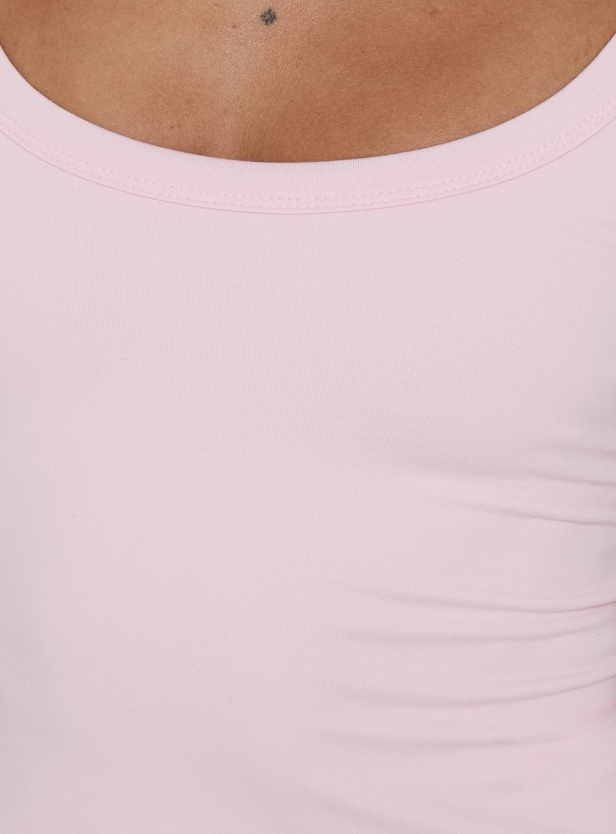 Kasper geschnürtes Longline-Tanktop Marshmallow Pink