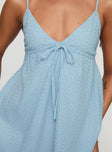 Pavlos Mini Dress Light Blue