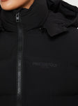 Dream Puff Technical Longline Puffer Jacket Black