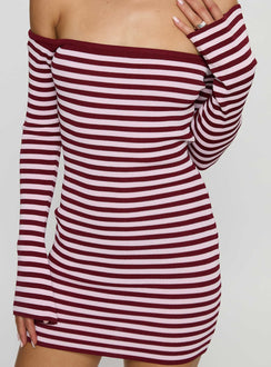 You Wish Long Sleeve Knit Mini Dress Multi