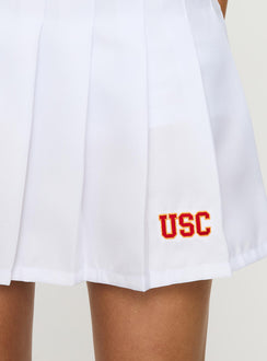 product Princess Polly USC Tennis Skort White 