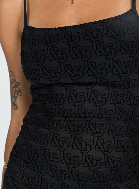 product Princess Polly Square Neck Square Neck  JGR & STN Abbey Maxi Dress Black