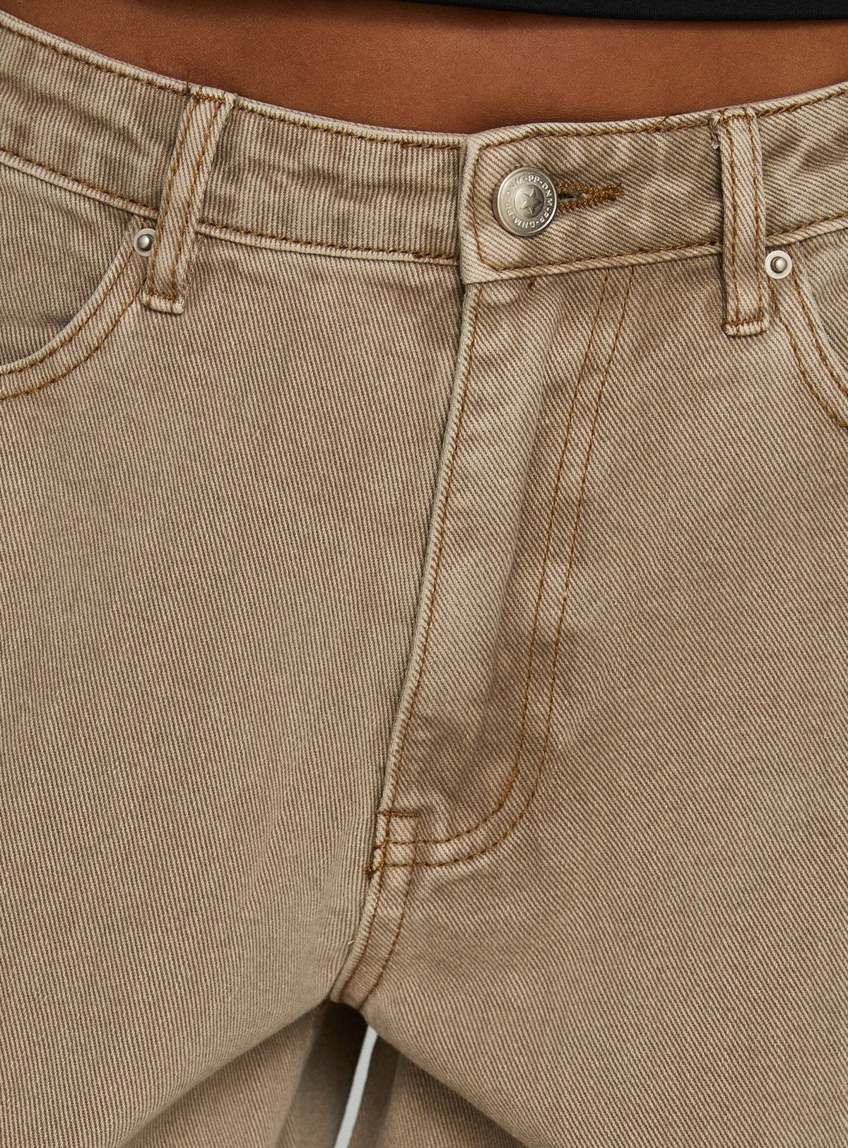 product Princess Polly Naylor Mid Rise Wide Leg Jeans Light Brown Wash Mid Rise Jeans Jeans 