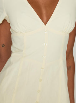 Loveliness Playsuit Lemon