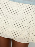 Sonsie Mini Skirt Cream