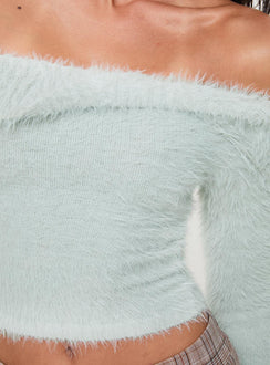 product Princess Polly Coecoe Off The Shoulder Sweater Grey Cropped 