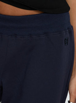 product Princess Polly Summits Flared Track Pants Navy Mid Rise Pants 