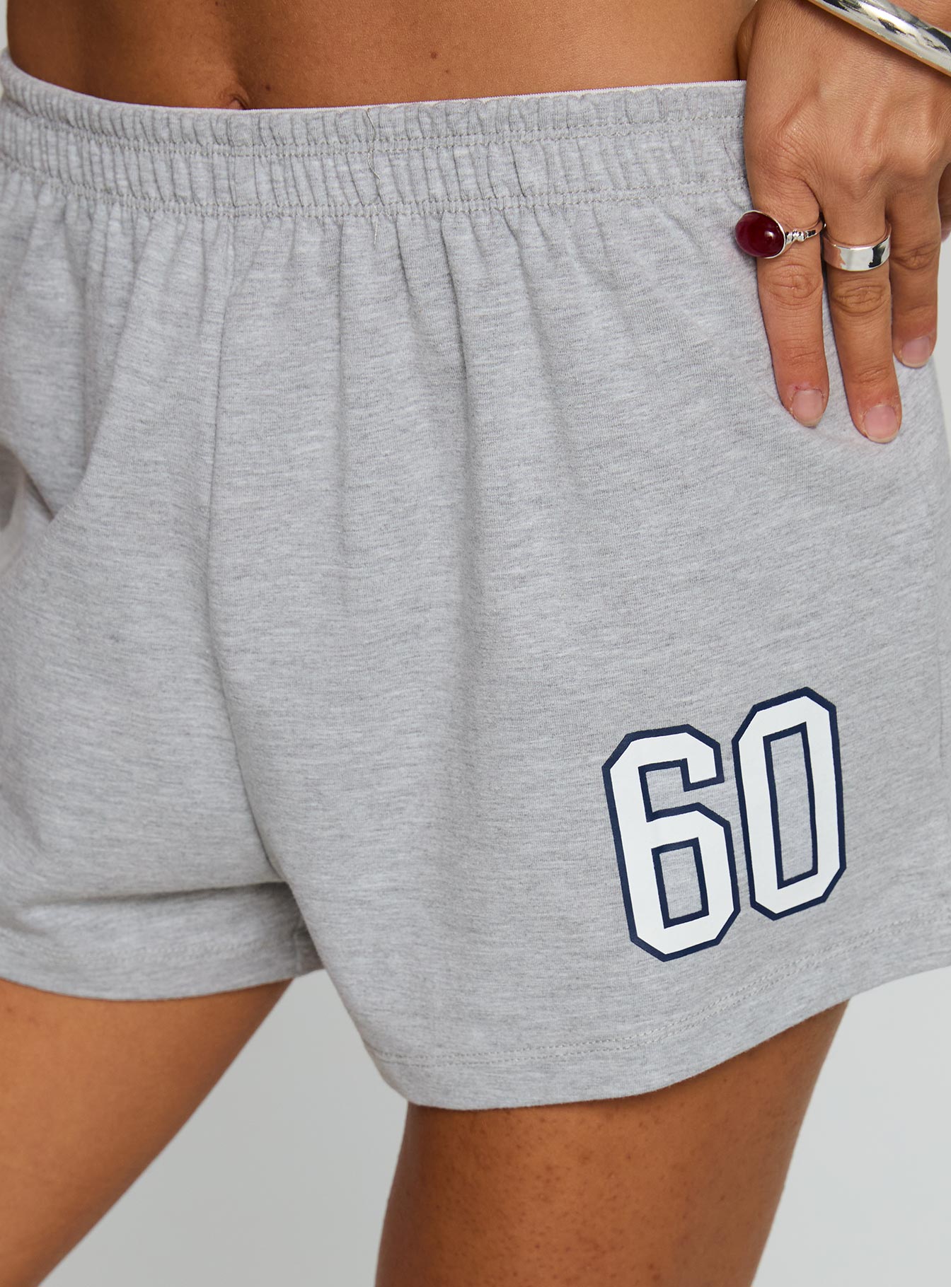 product Princess Polly UC San Diego Soffee Short Heather Grey High Waisted Shorts 