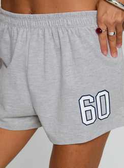 product Princess Polly UC San Diego Soffee Short Heather Grey High Waisted Shorts 