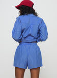 Jellie Set Blue Pinstripe