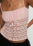 Alfredo Top Pink