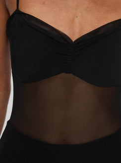 product Princess Polly In The Club Bodysuit Black Sleeveless 