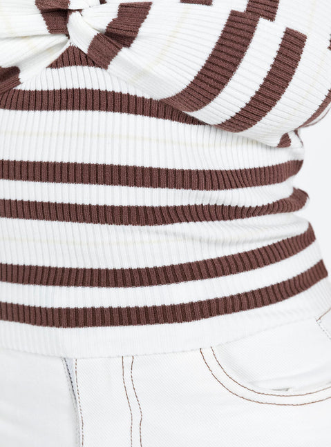 product Princess Polly Sleeveless Cowl  Conroy Top Brown