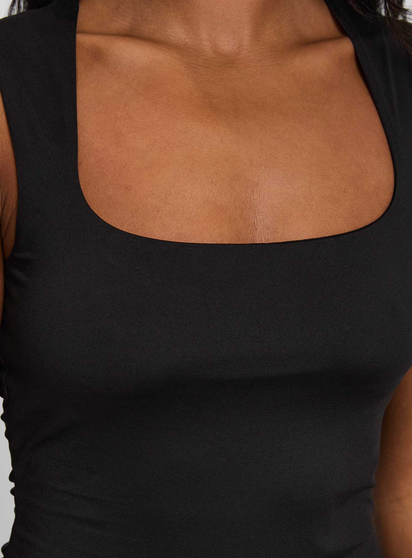 product Princess Polly So Divine Cut Out Bodysuit Black Sleeveless 