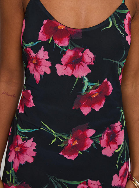 product Princess Polly Emorie Bias Cut Maxi Dress Multi Floral Scoop Neck 