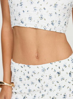 Matching set Cropped tube top, elasticated bust & waistband, lettuce edge hem, split in hem Good stretch, fully lined