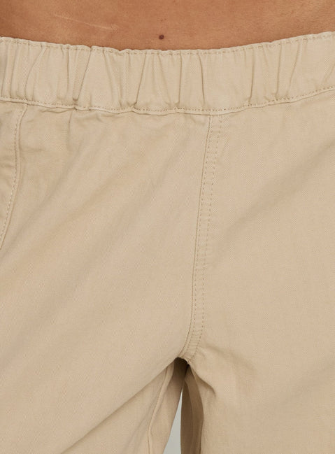 Scarletta Ultra Wide Cargo Trousers Natural