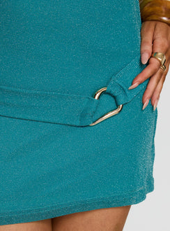 Armonia Mini Dress Teal