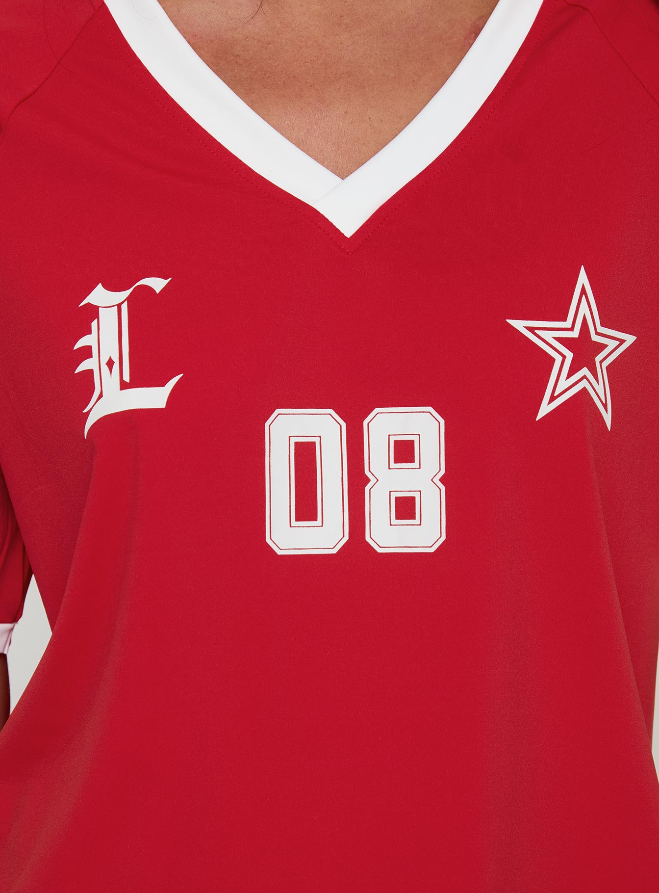 product Princess Polly Spectate Top Red Short Sleeves V-Neck 