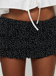 Bebe Mini Skort Onyx Polka