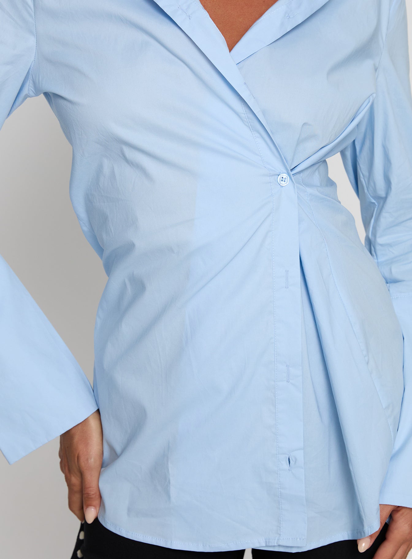 Nitsa Long Sleeve Shirt Blue