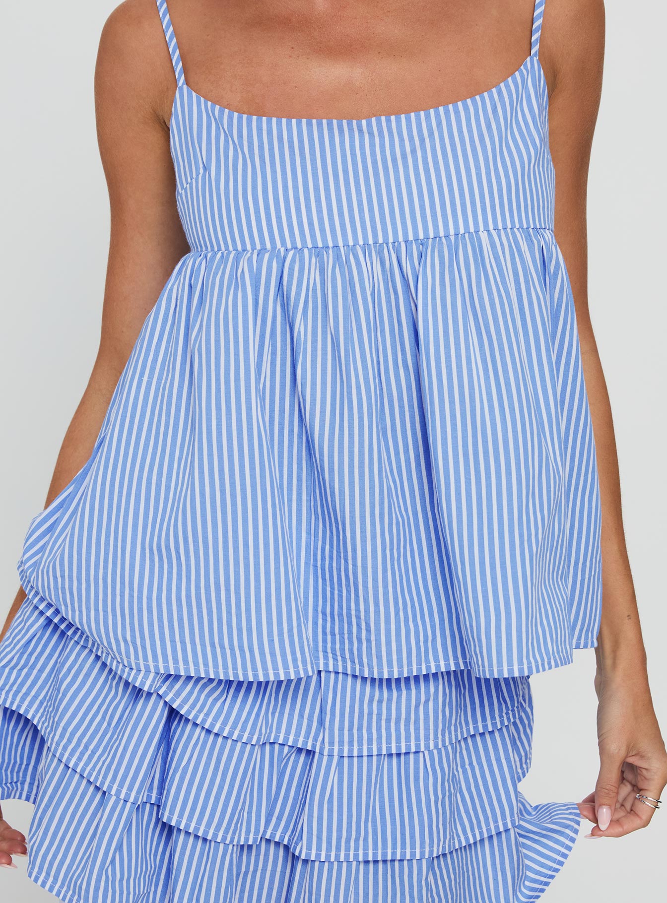 Sun Soaked Tiered Set Blue Stripe