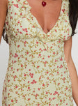 Ridgewood Maxi Dress Beige Floral