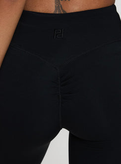 Dellah Ruched Back Leggings Black