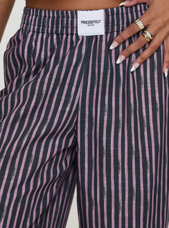 back view of model wearing Princess Polly Beach House Pants Multi 