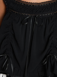 Eluisa Lace Top Black