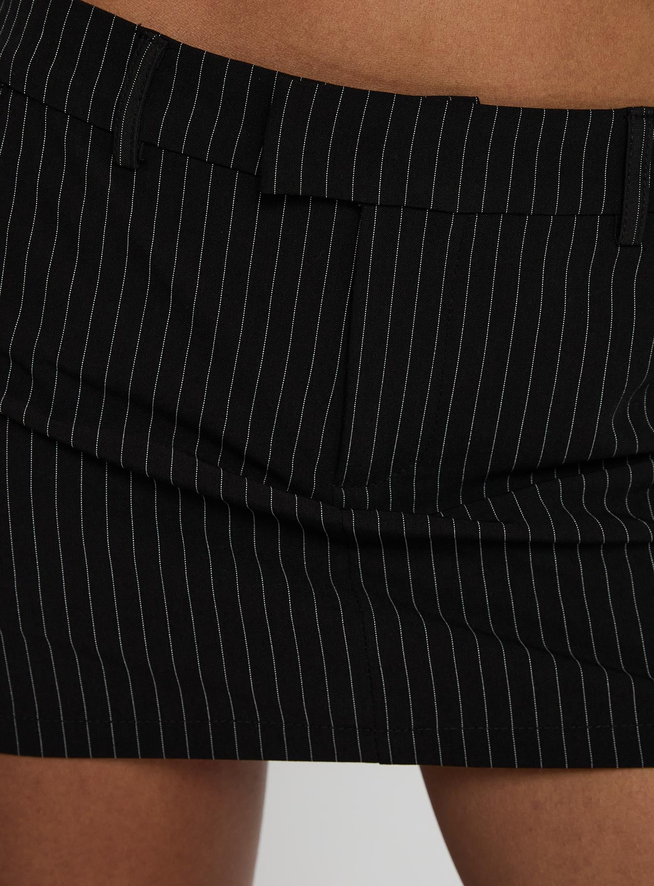 product Princess Polly Feminique Skort Black Stripe High Waisted Shorts 