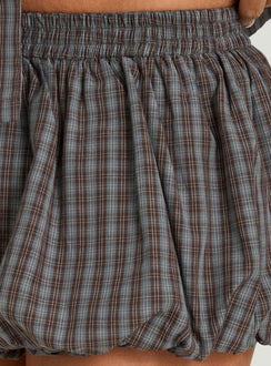 Tuckerr Bubble Skort Grey Check