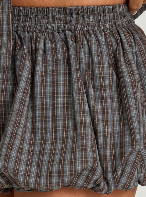 Tuckerr Bubble Skort Grey Check
