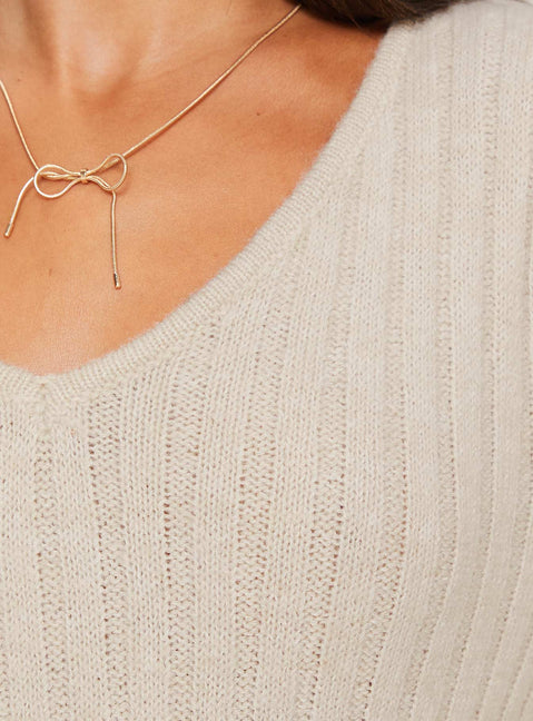 product Princess Polly High Neck  Larne Long Sleeve Maxi Dress Beige