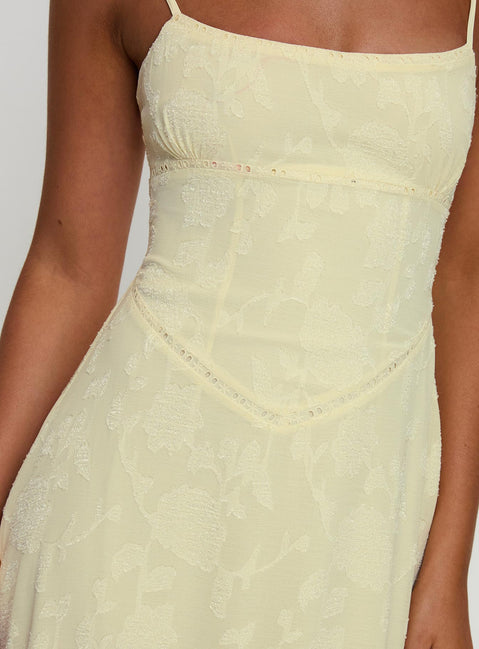 South Of France Maxi Dress Yellow South Of France Maxi Dress Yellow