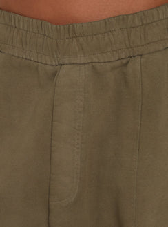 AT Fleece Baggy Sweatpant Washed Olive