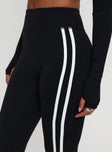 Fast Track Active Flare Pants Black