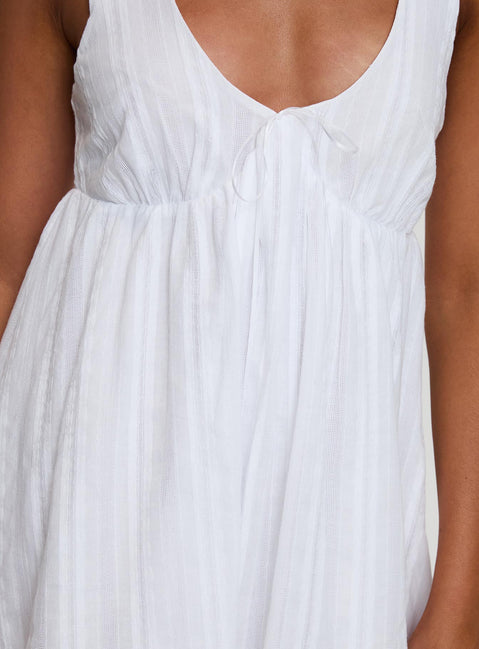 Nelty Mini Dress White